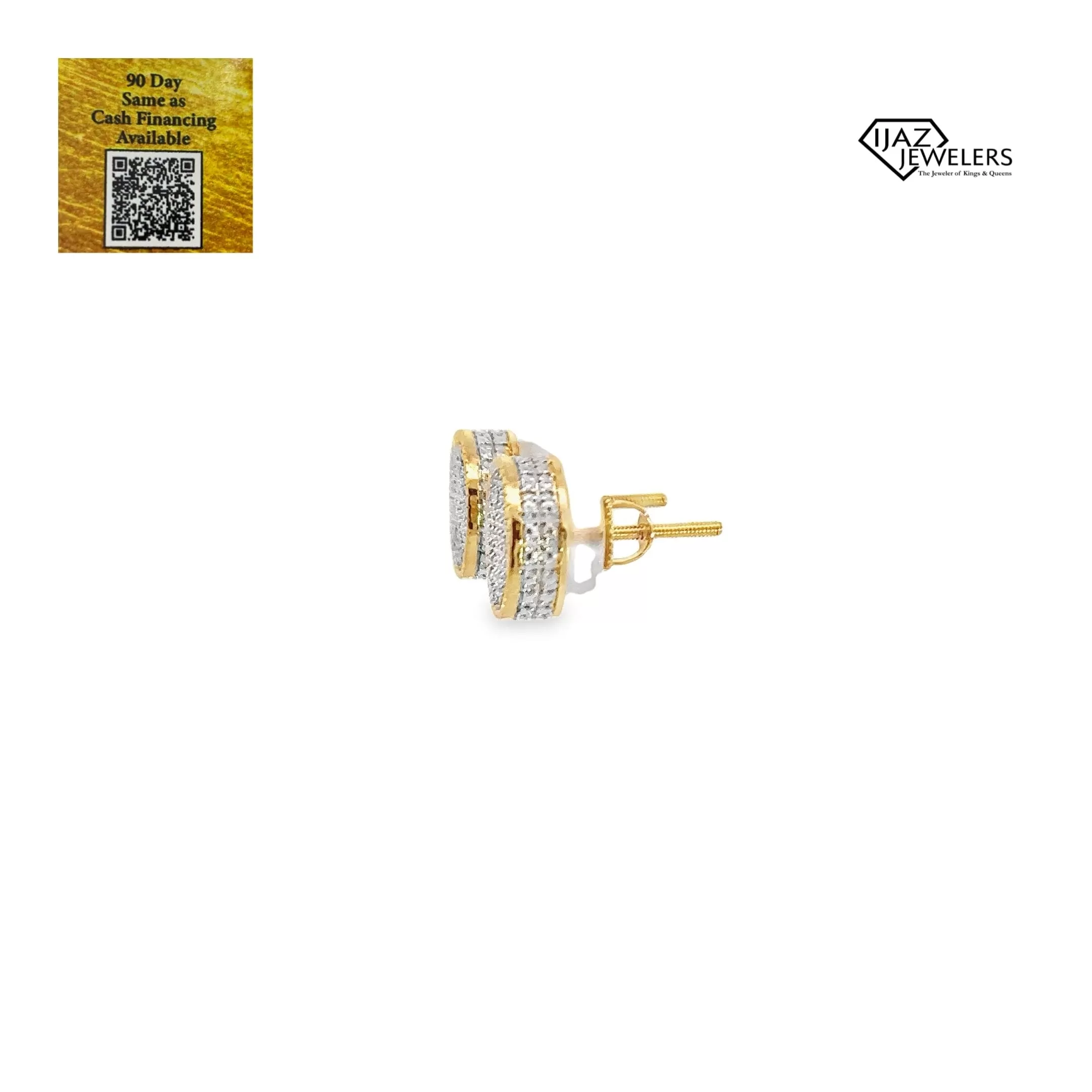 10K Gold 0.16 CTW Diamond Earrings