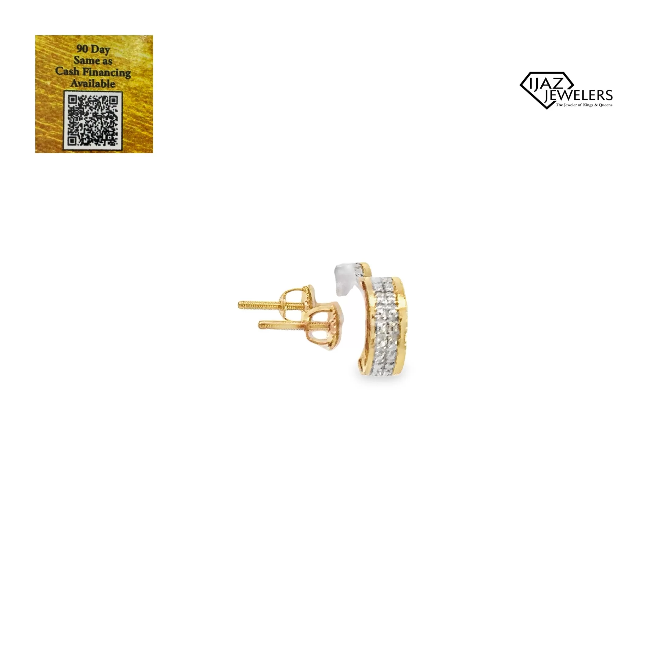 10K Gold 0.16 CTW Diamond Earrings