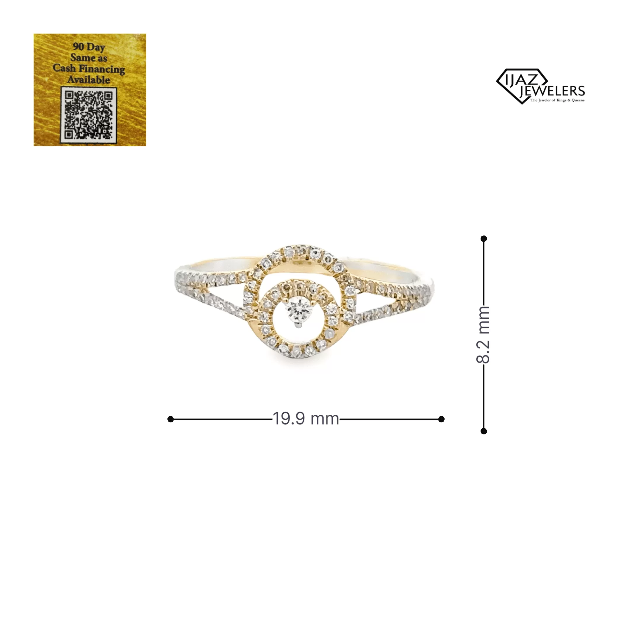 10K Gold 0.20 CTW Diamond Ladies Ring