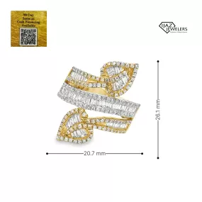 10K Gold Two Tone 1.20 CTW Diamond Ring