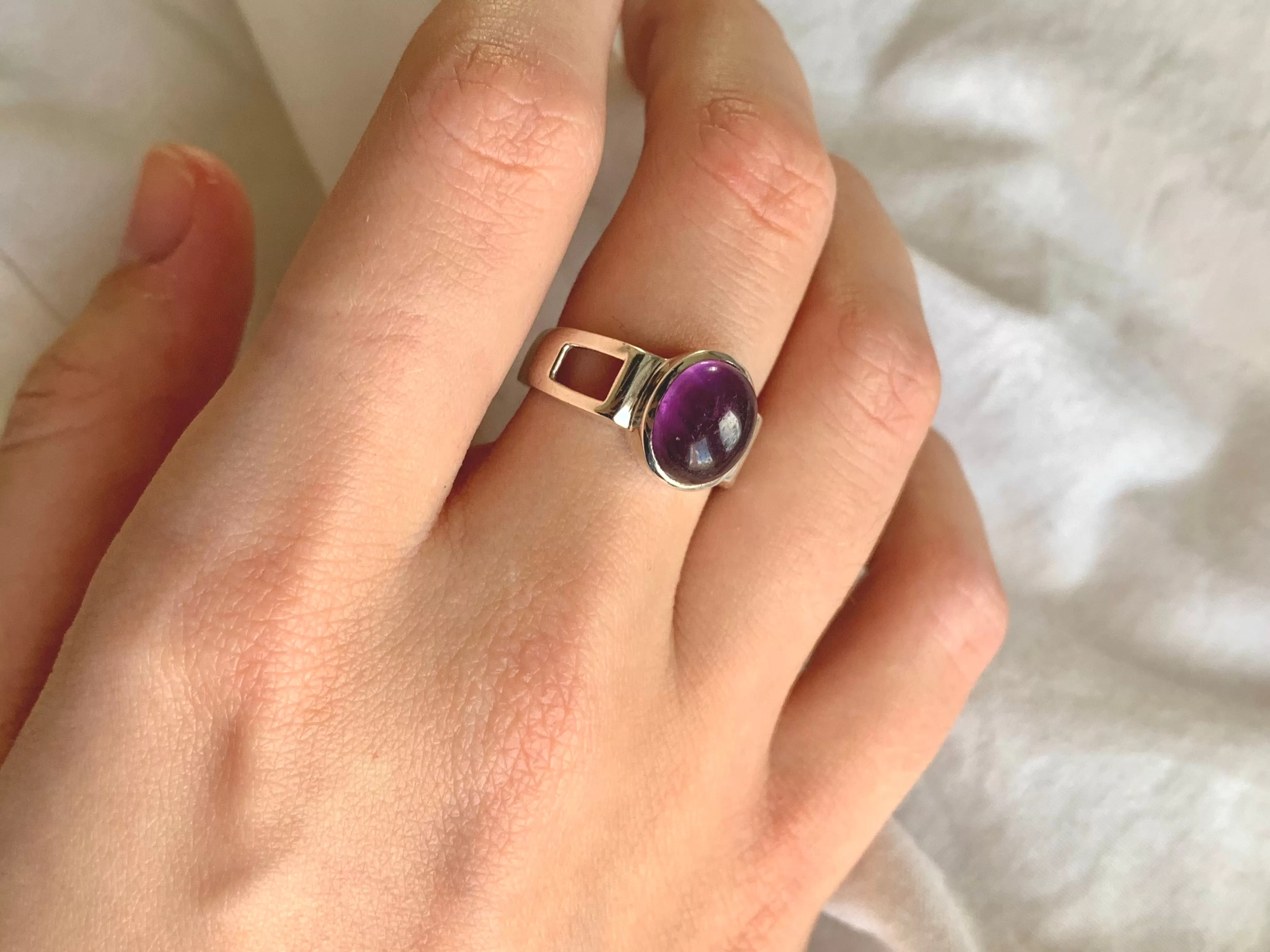 Amethyst Falco Ring