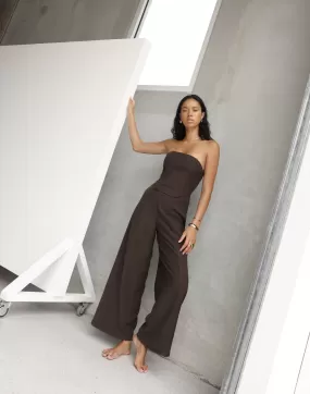 Antonio Jumpsuit (Dark Coffee)