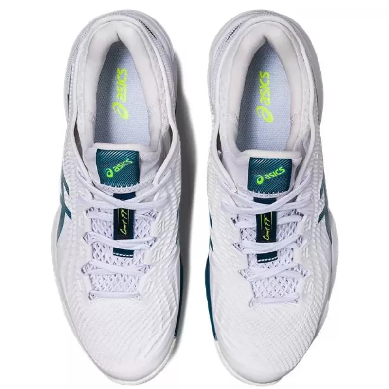 Asics Court FF 3 Mens Tennis Shoes - White / Gris Blue