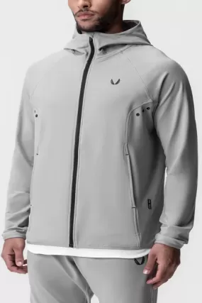 ASRV Performance Fleece Zip Hoodie - Slate Grey