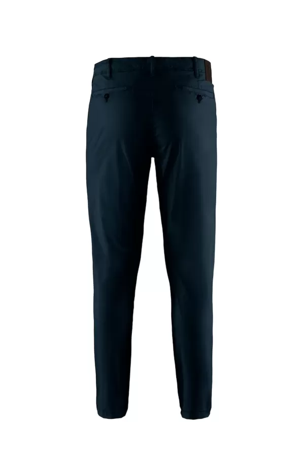 Bomboogie men's stretch poplin chino trousers Car PMCARTCG1 20 blue