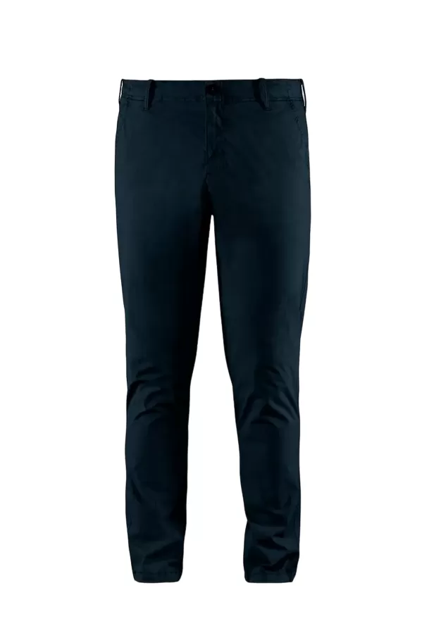 Bomboogie men's stretch poplin chino trousers Car PMCARTCG1 20 blue