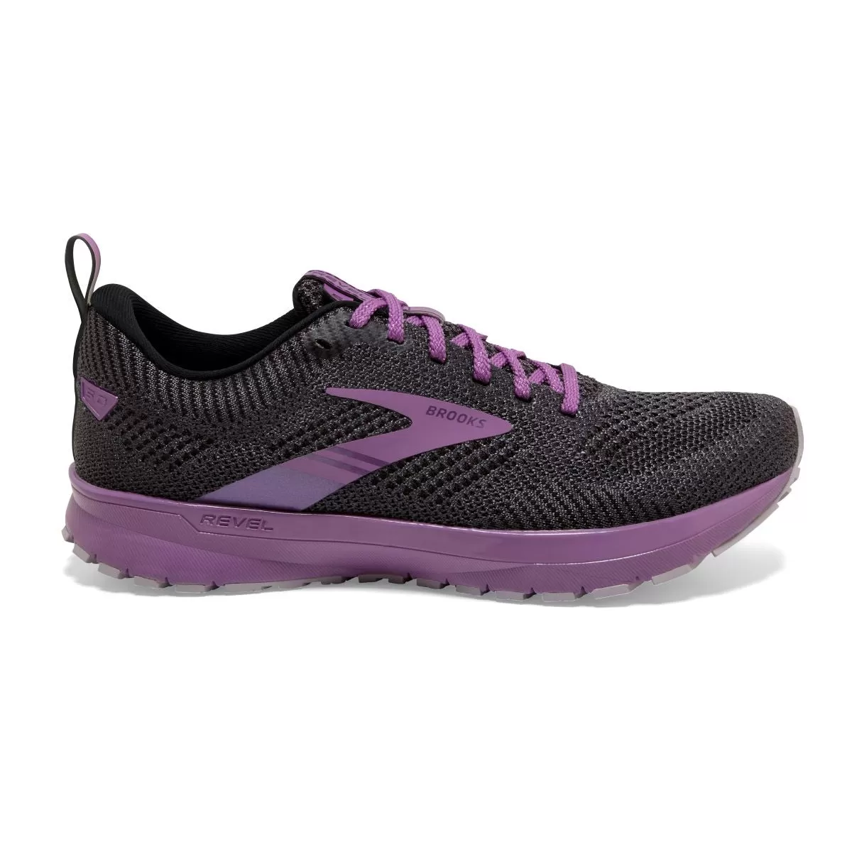 'Brooks' Women's Revel 5 - Black / Ebony / Pale Pansy