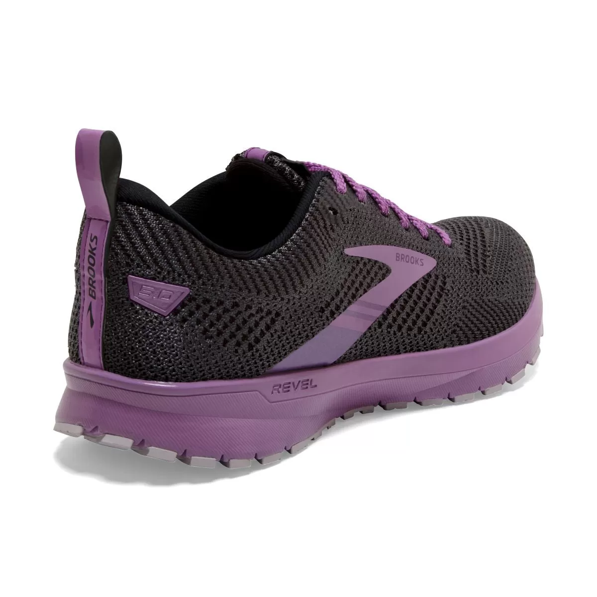 'Brooks' Women's Revel 5 - Black / Ebony / Pale Pansy