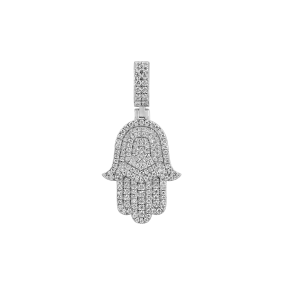 Double-Layered Hamsa Pendant