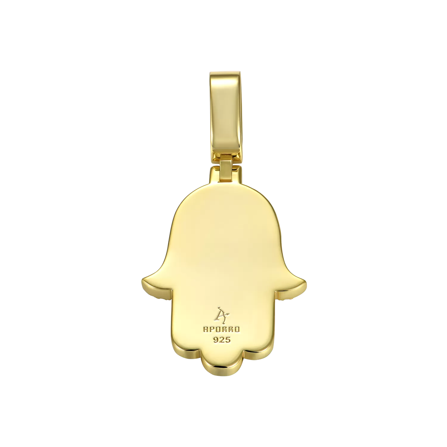 Double-Layered Hamsa Pendant