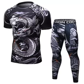 Dragon 'Silver Dragon' Elite Compression Short Sleeve Set