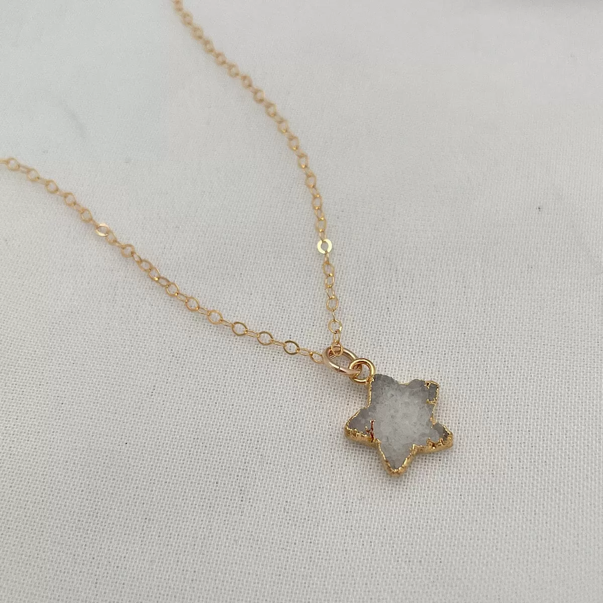 Druzy Star Necklace