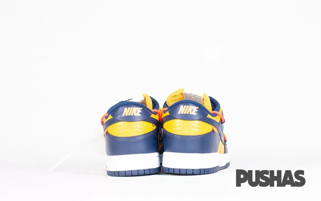 Dunk Low x Off-White - University Gold Midnight Navy (New)