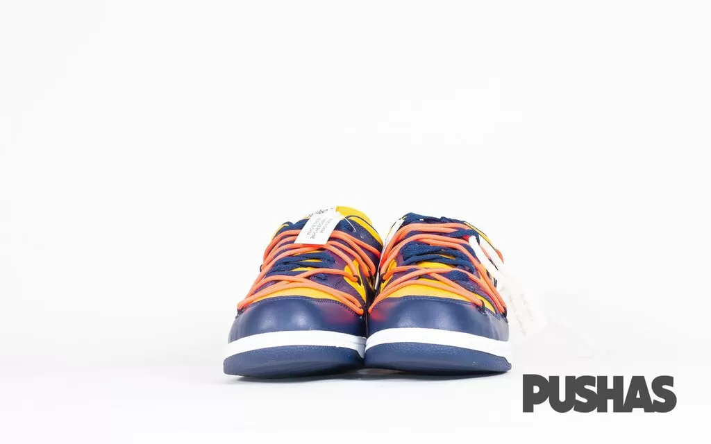 Dunk Low x Off-White - University Gold Midnight Navy (New)