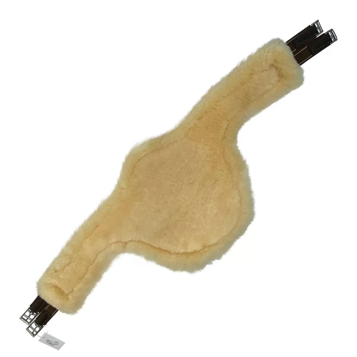 ExionPro Fancy Belly Guard Sheepskin Girth in Havana - 52