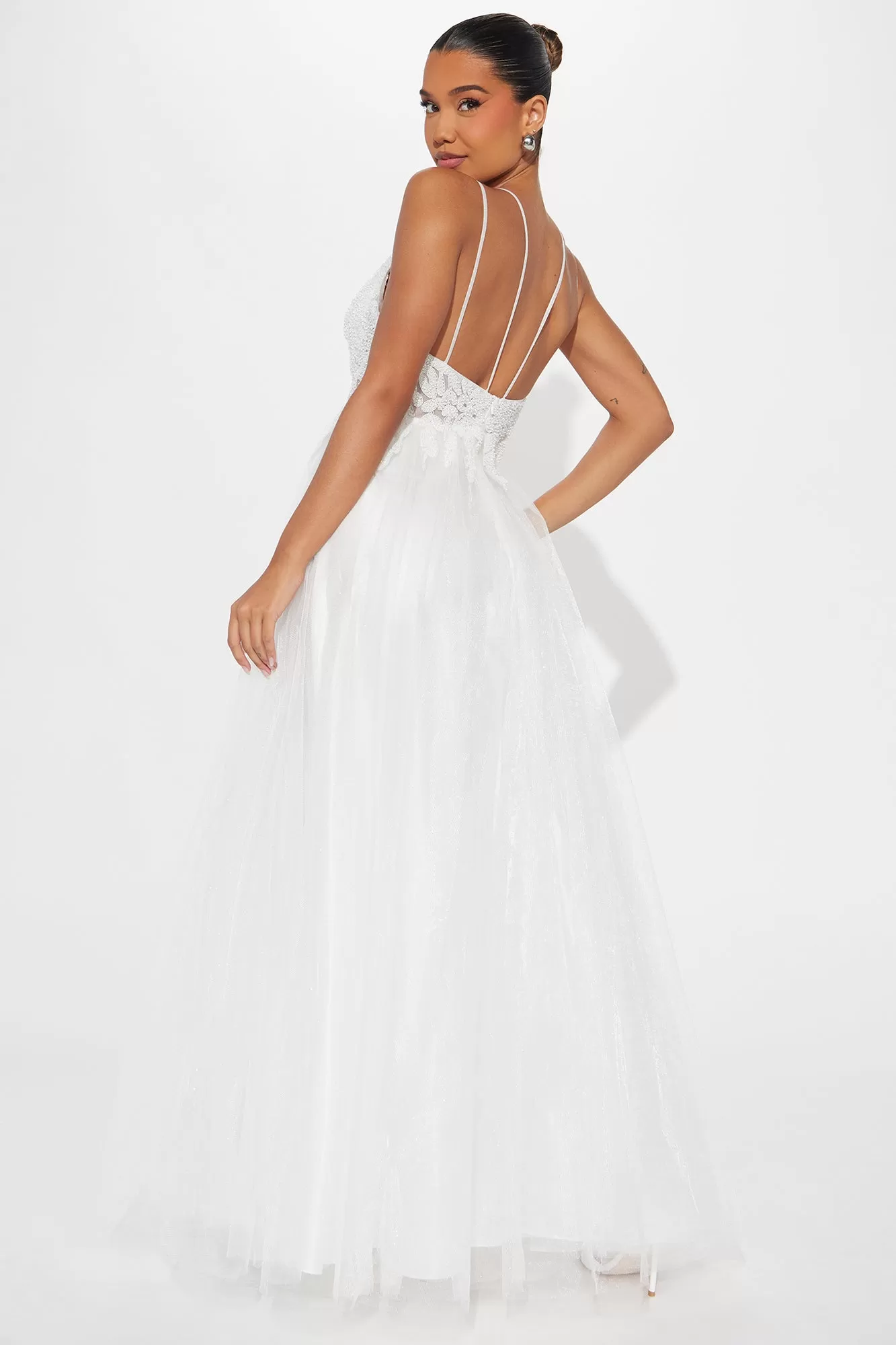 Fairy Tale Princess Maxi Dress - White