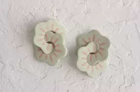 Flower Link Earrings