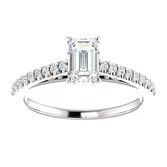 Four Prong Solitaire Diamond Engagement Ring