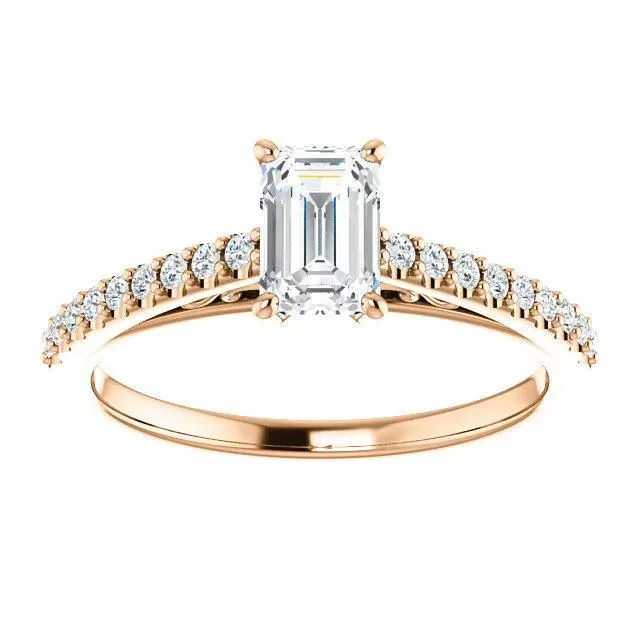 Four Prong Solitaire Diamond Engagement Ring