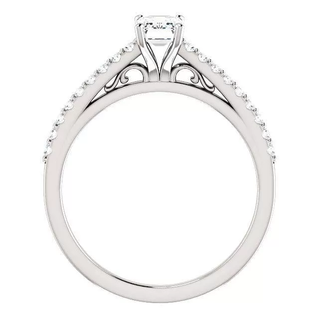 Four Prong Solitaire Diamond Engagement Ring