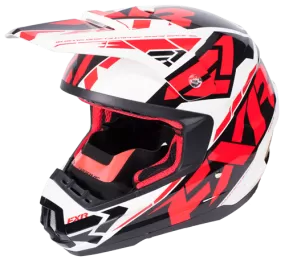 FXR Torque Core Helmet Red/Wht