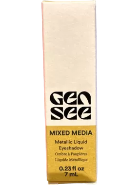 GEN SEE Metallic Liquid Eyeshadow FIRST LIGHT 02 0.23 fl oz