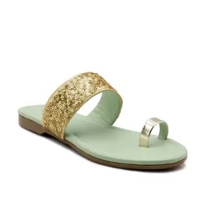 Green Casual Chappal K00G30028