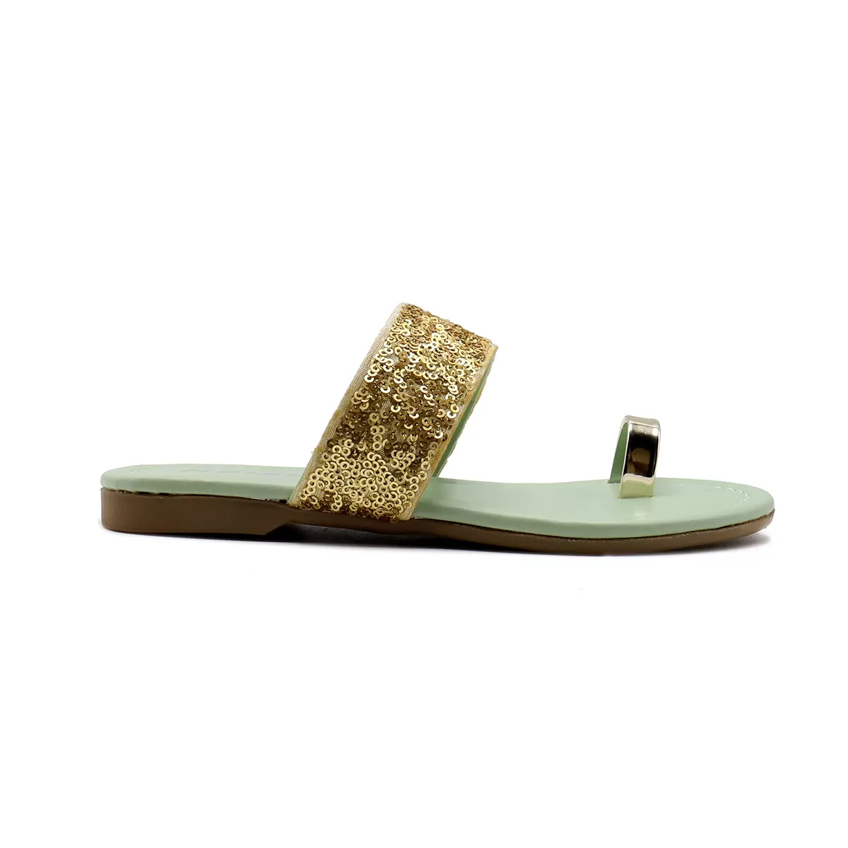 Green Casual Chappal K00G30028