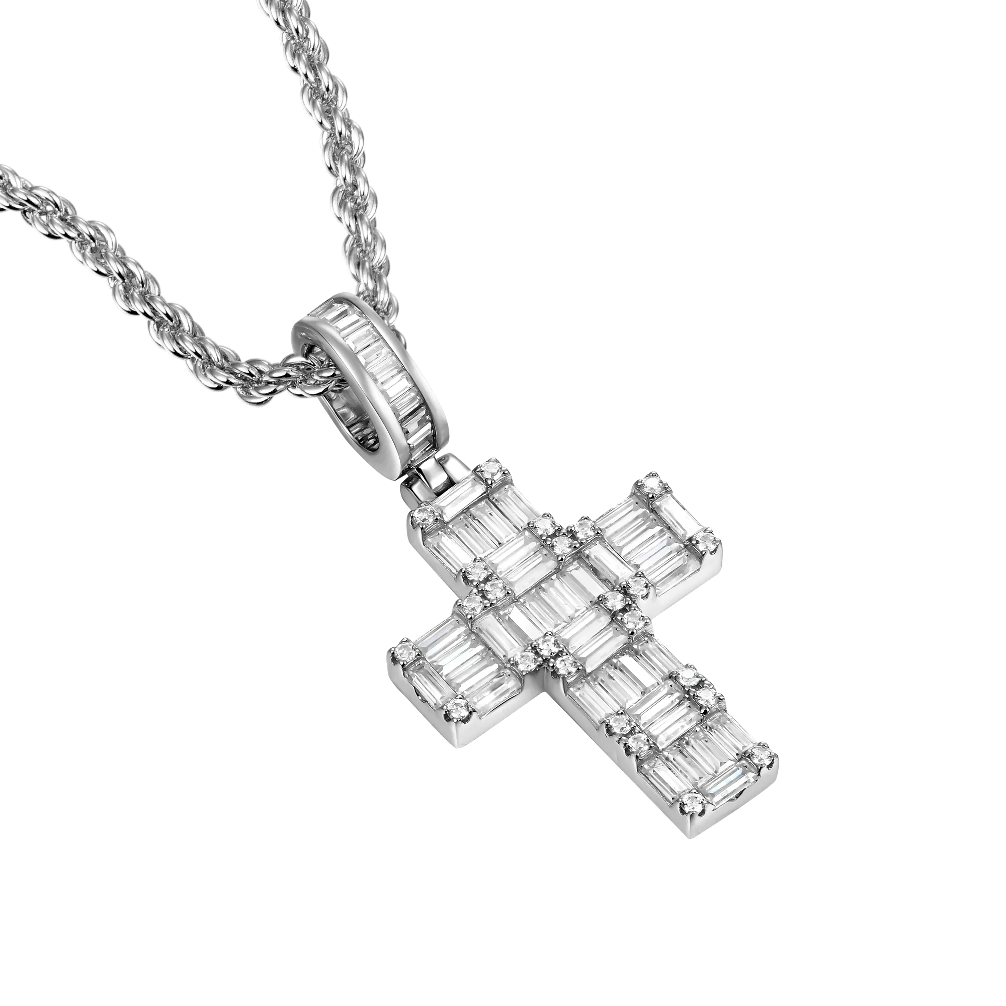 Halo Cross Pendant