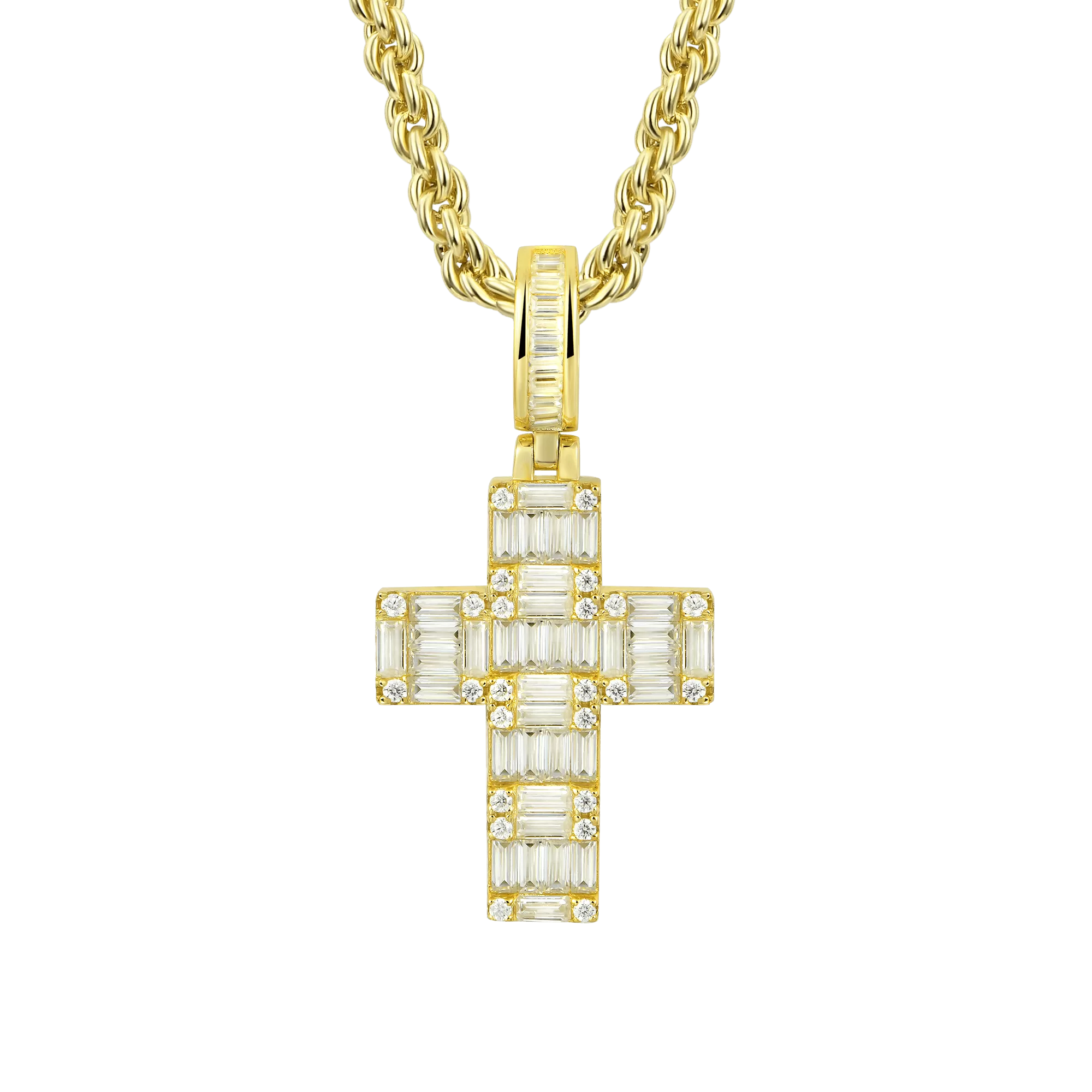 Halo Cross Pendant