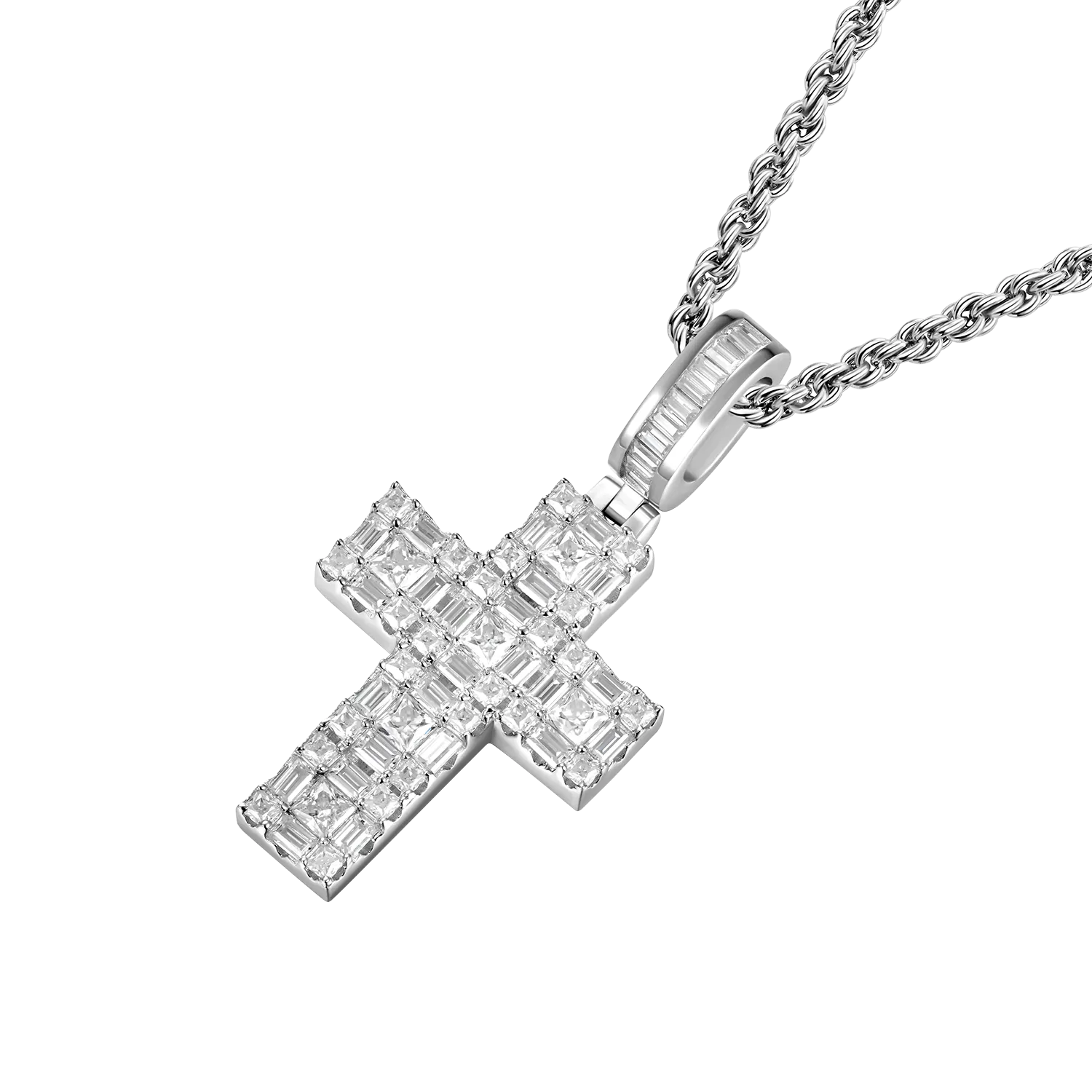 Halo Cross Pendant