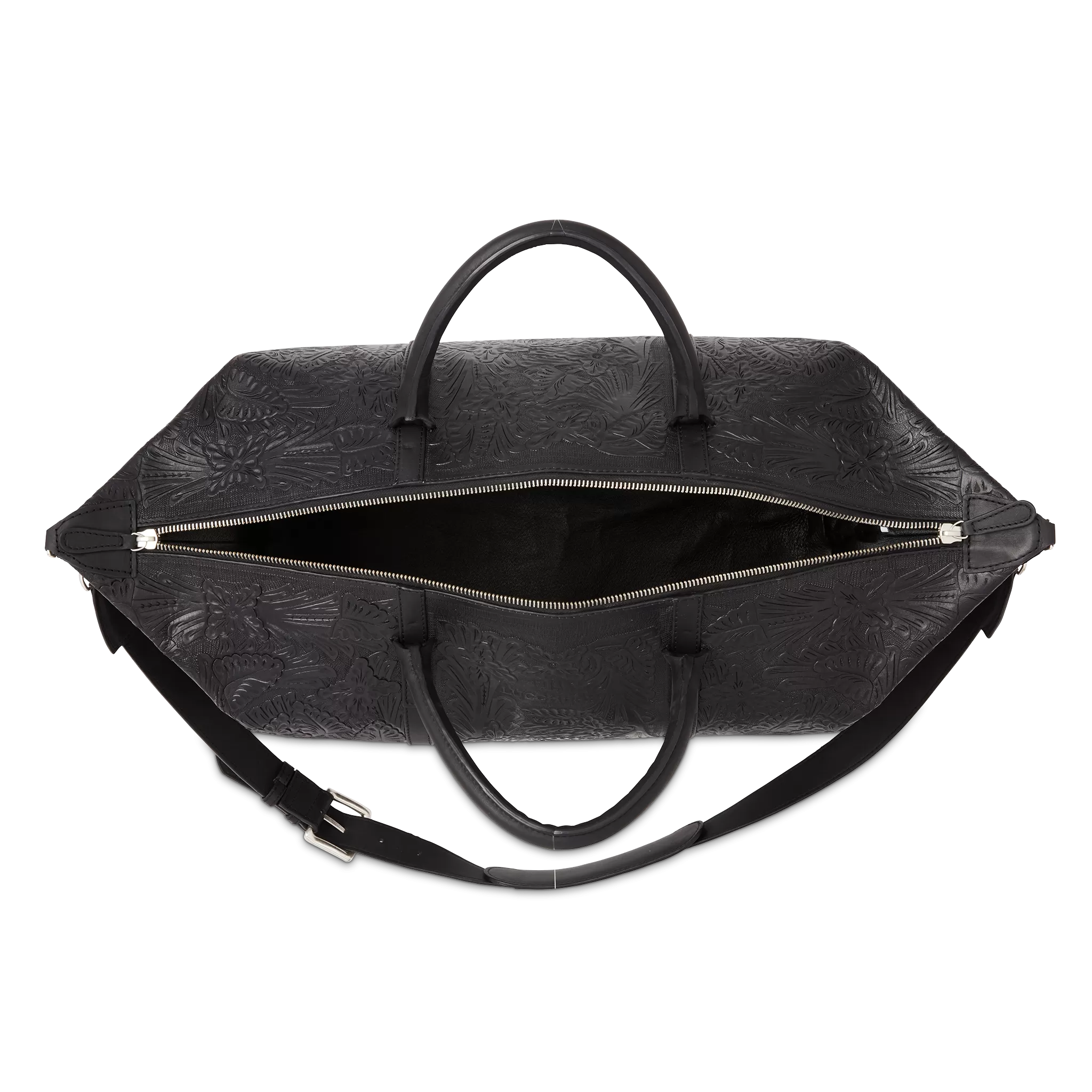 Hand-Tooled Duffle :: Black