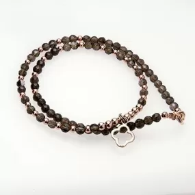 Handmade Gemstone Necklace Smoky Quartz