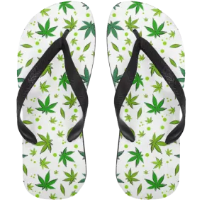 Hemp Plant Flip Flops