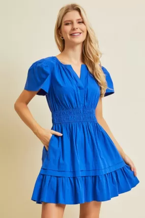 Heyson Royal Blue Baby Doll Dress - PREORDER