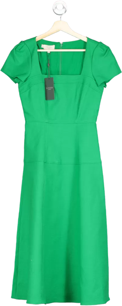 Hobbs Green Chatsworth Dress UK 6