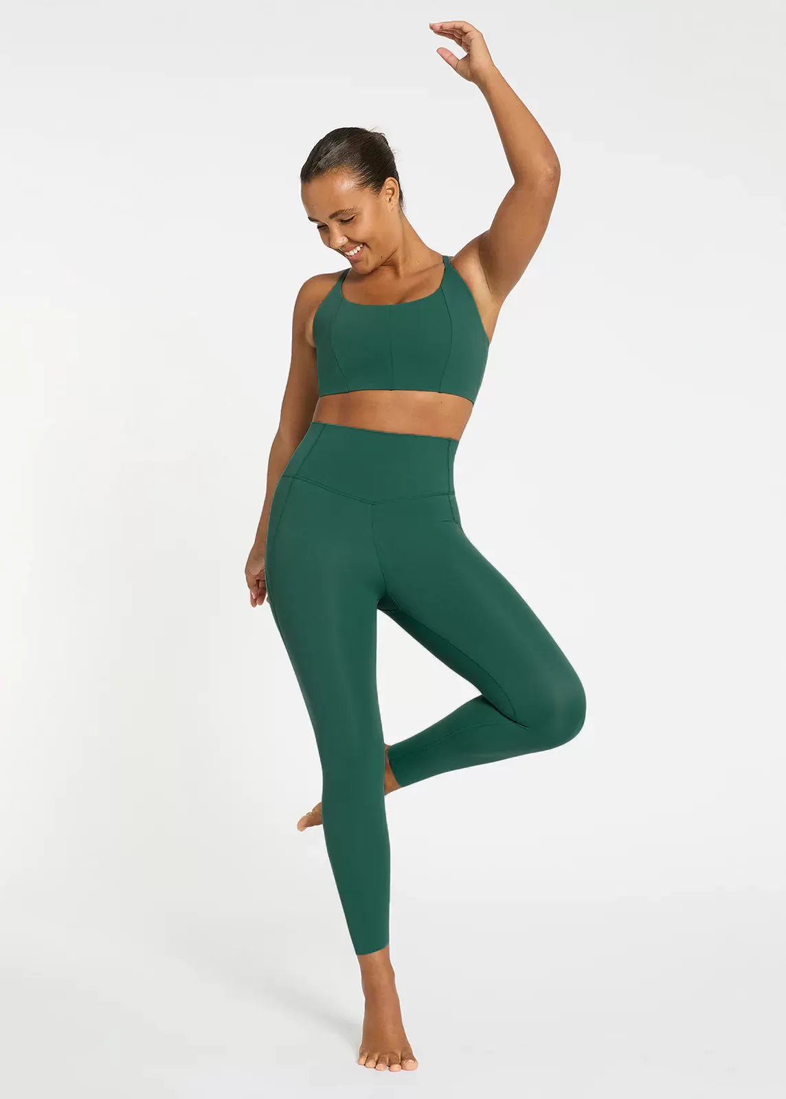 In Motion Pocket Legging Emerald Green