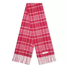 Jacquemus L'echarpe Carro Checked Red Scarf