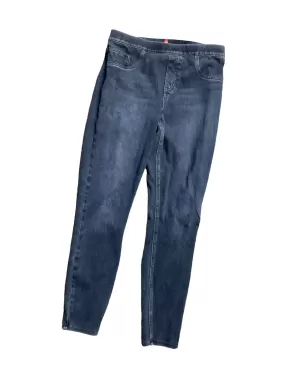 Jeans Jeggings By Spanx In Blue Denim, Size: L