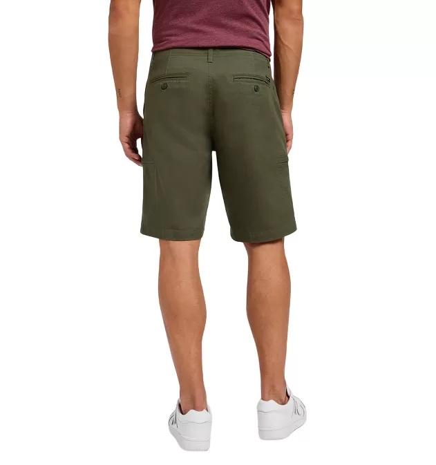 Lee Men's casual shorts with side pockets 112349267 olive green