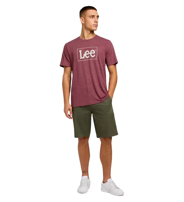 Lee Men's casual shorts with side pockets 112349267 olive green