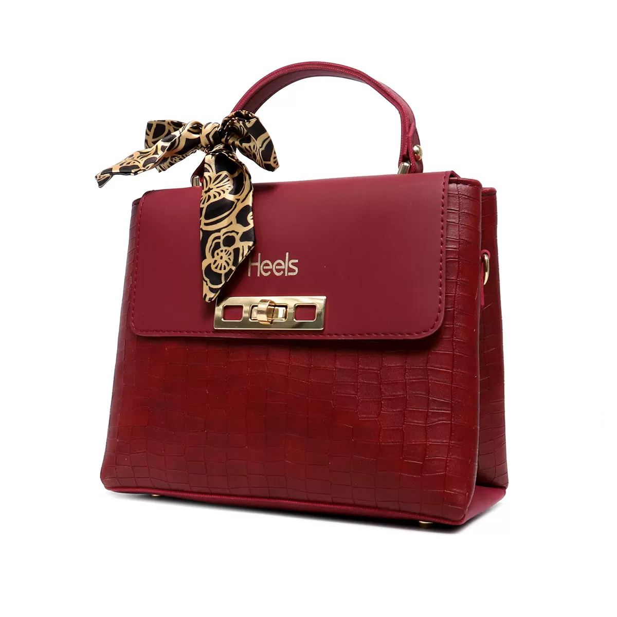 Maroon Casual Hand Bag P00P01184