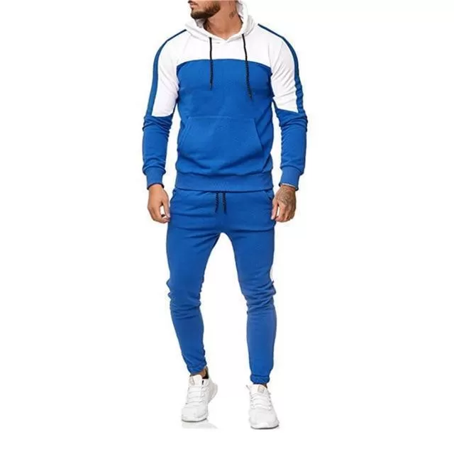 Men Tracksuit - Patchwork Sportswear For Men