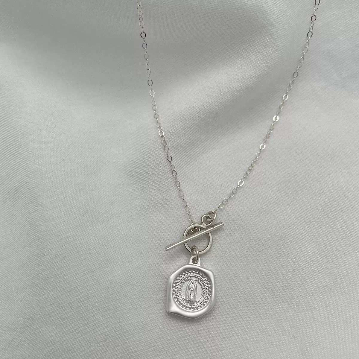 Miraculous Medal Toggle Necklace