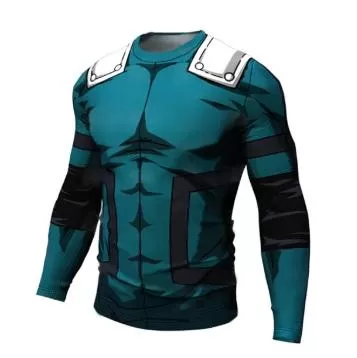 My Hero Academia 'Deku' Long Sleeve Premium Compression RashGuard