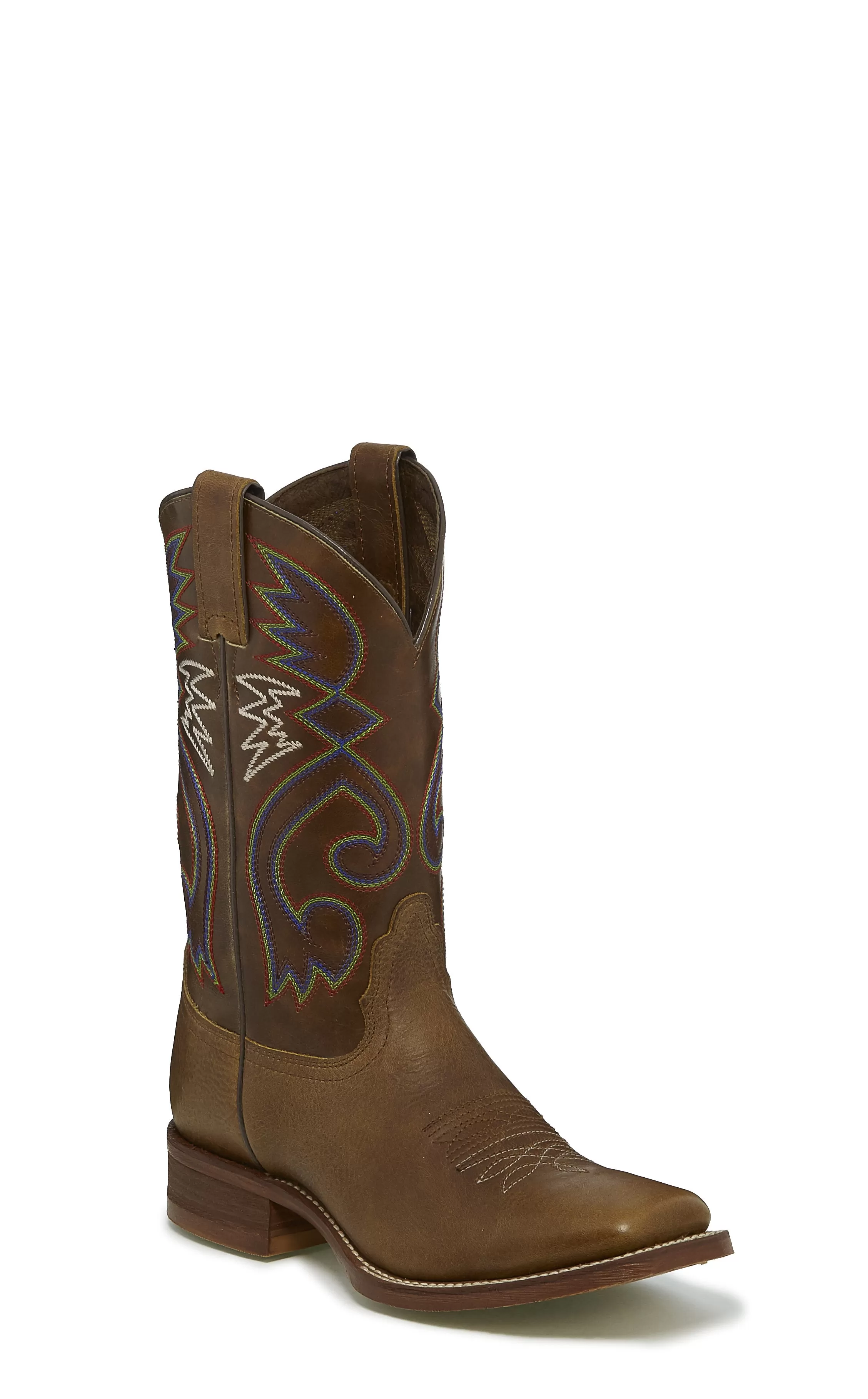 'Nocona' Women's 11" Cowpoke Tan Vintage - Tan / Brown / Rainbow