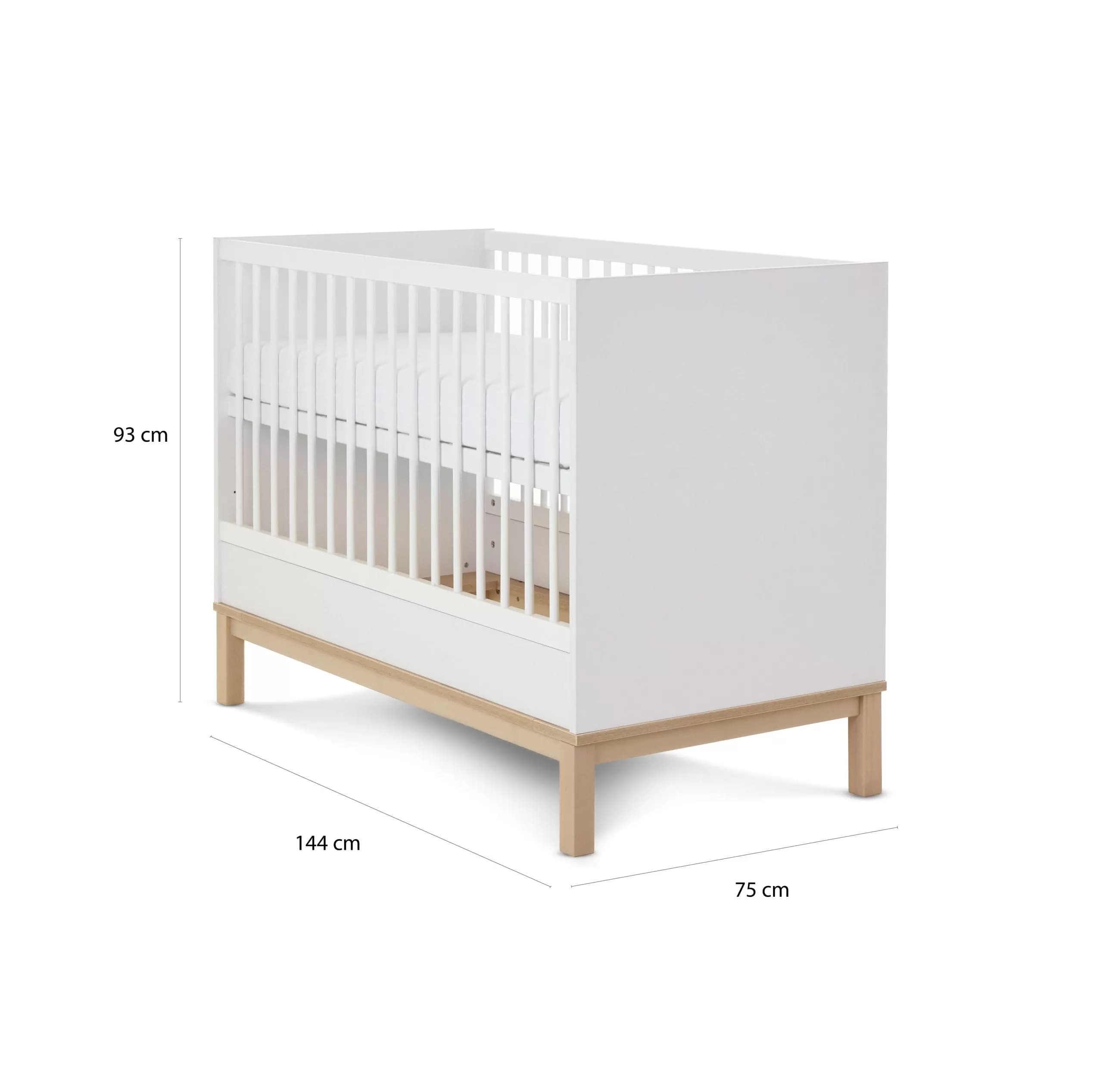 Obaby Astrid 3 Piece Room Set - White