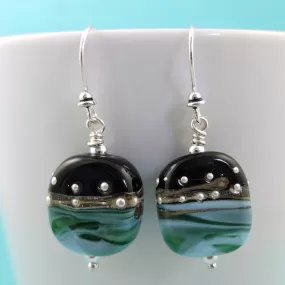 ocean at night earrings