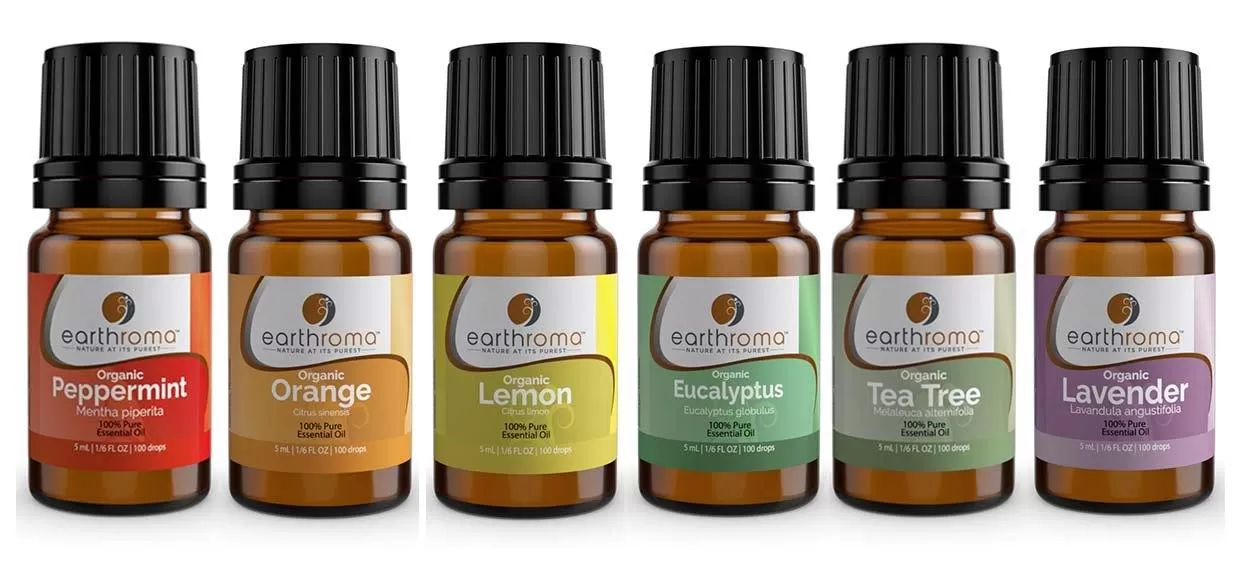 Organic Essential Oil 6 Pack Set