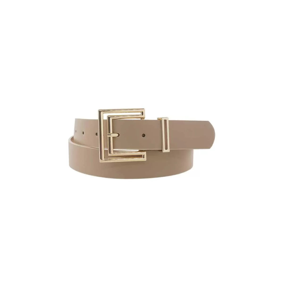 Outline Cutout Square Buckle Belt